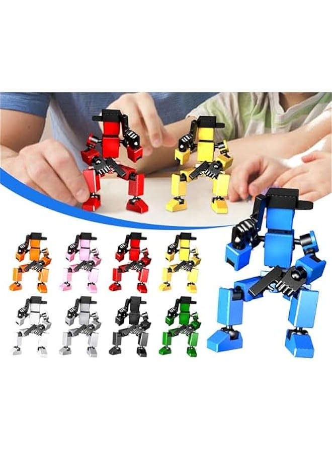 Hip Hop T13 Action Figure, 2024 New 3D Printed, Lucky 13 RB Action Figure,Multi-Joint Movable Robot, PVC Model Full Body Mobile Robot Desktop Decoration Action Figure - Image 5