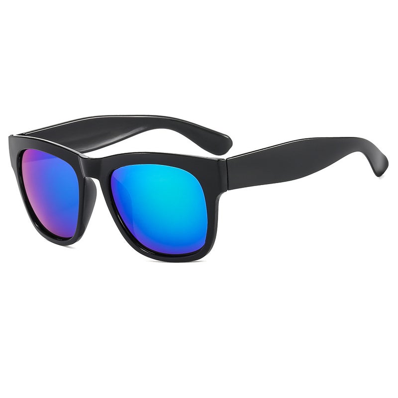 Generic Trendy Oversized Sunglasses Unisex UV400Bright Black green Mercury Bright Black green Mercury 