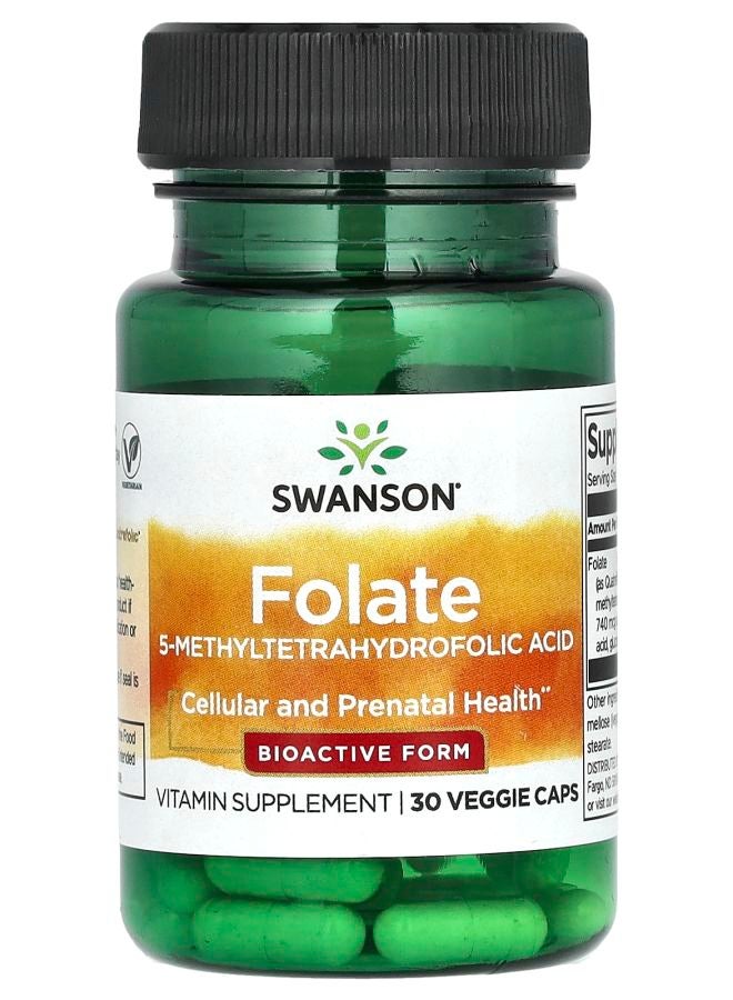 SWANSON Folate  30 Veggie Caps