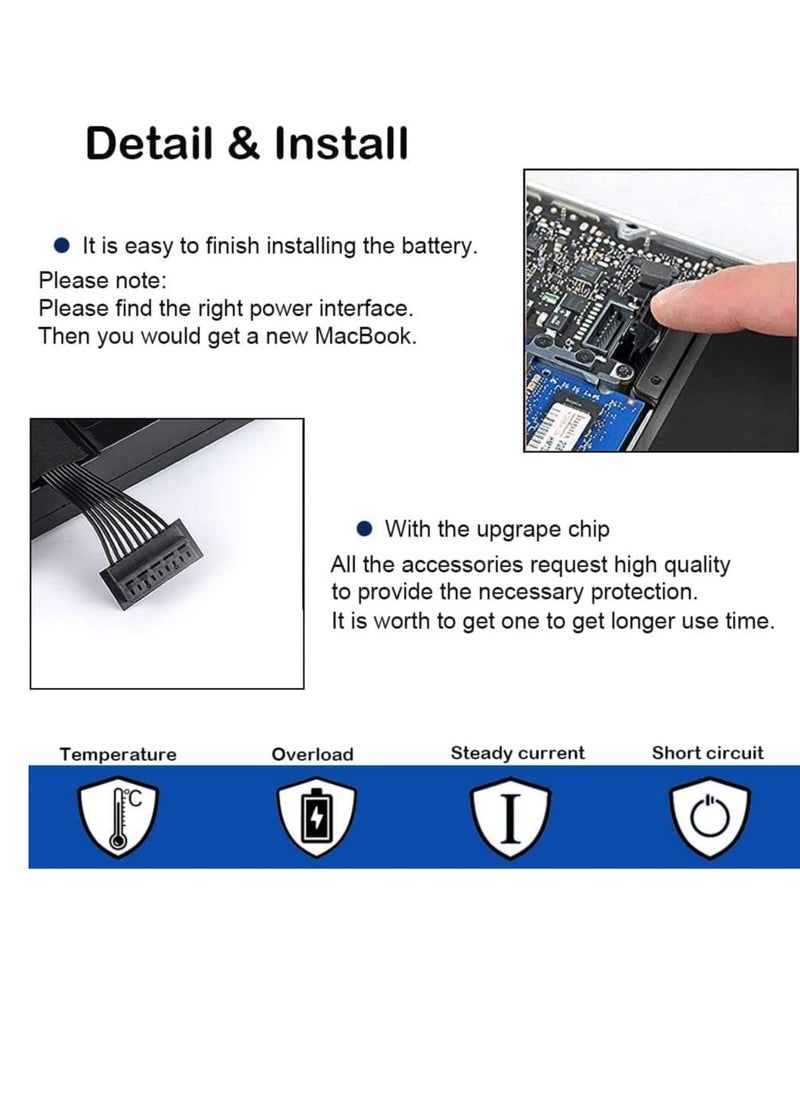 Generic Replacement Battery A1382 for 15-inch, Models A1286 (Early 2011, Late Mid 2012), 5200mAh, 10.8V  - Image 4