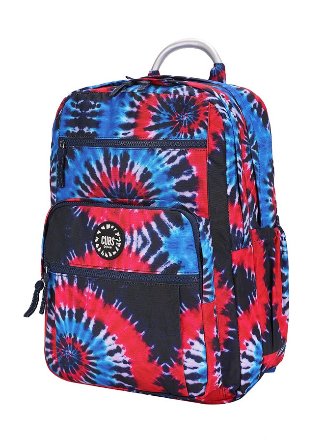 CUBS Tie Dyed Waterproof Kids 36L Backpack with zip closure Ideal for 8-15 years age group, Compatible with 15" Laptop - Image 2