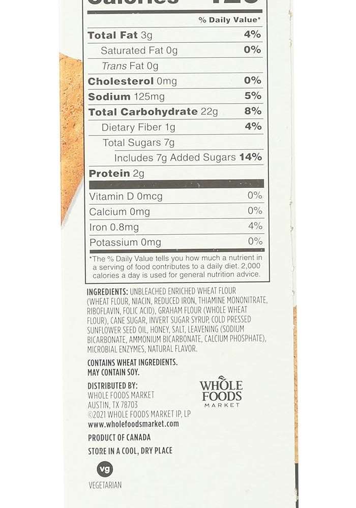 365 by Whole Foods Market 365 Whole Foods Market Honey Flavored Graham Crackers - 14.4 Ounce Box - Image 2