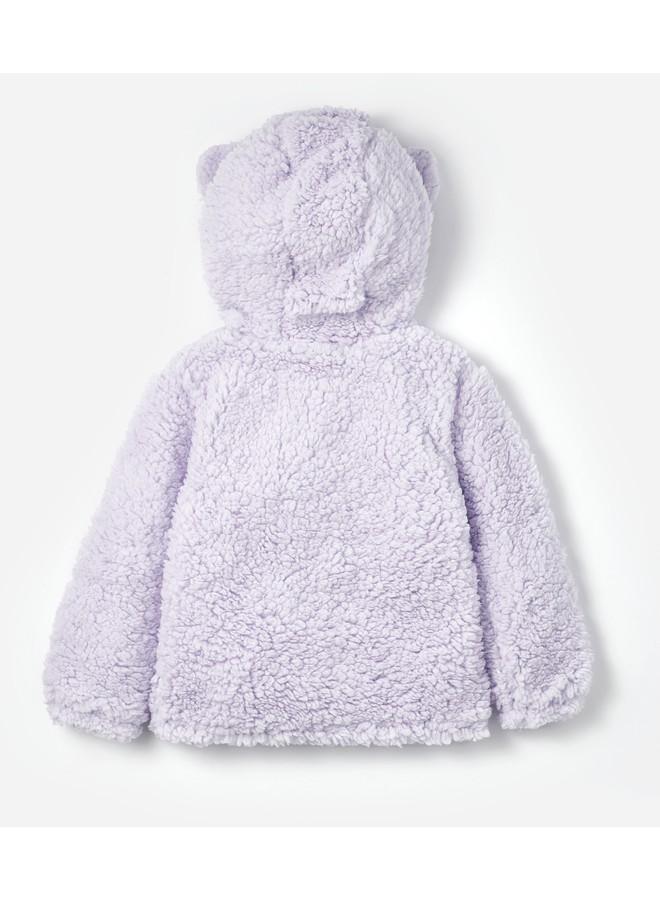 June Baby Plush Coat Lilac - Image 2