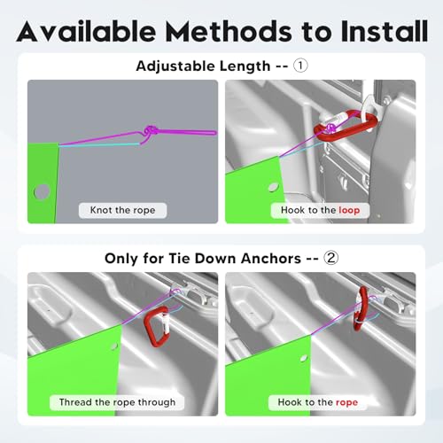 Karltys Envelope Style Cargo Net for Nissan Pathfinder 2022-2024 2025 2026, Highly Elastic Pathfinder Rear Trunk Cargo Net, Heavy Duty Nylon Mesh Storage Netting Organizer with Durable Hooks - Image 5