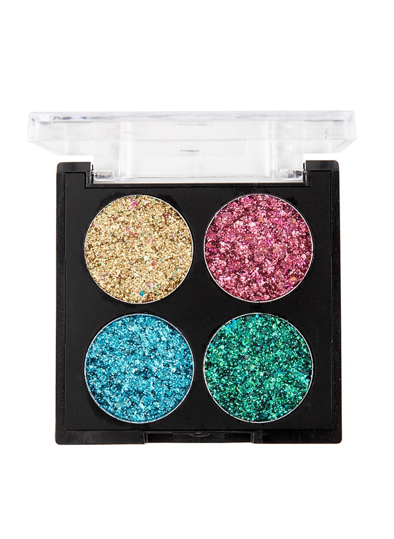 Handaiyan 4 Color Glitter Eye Shadow Palette  - Image 4