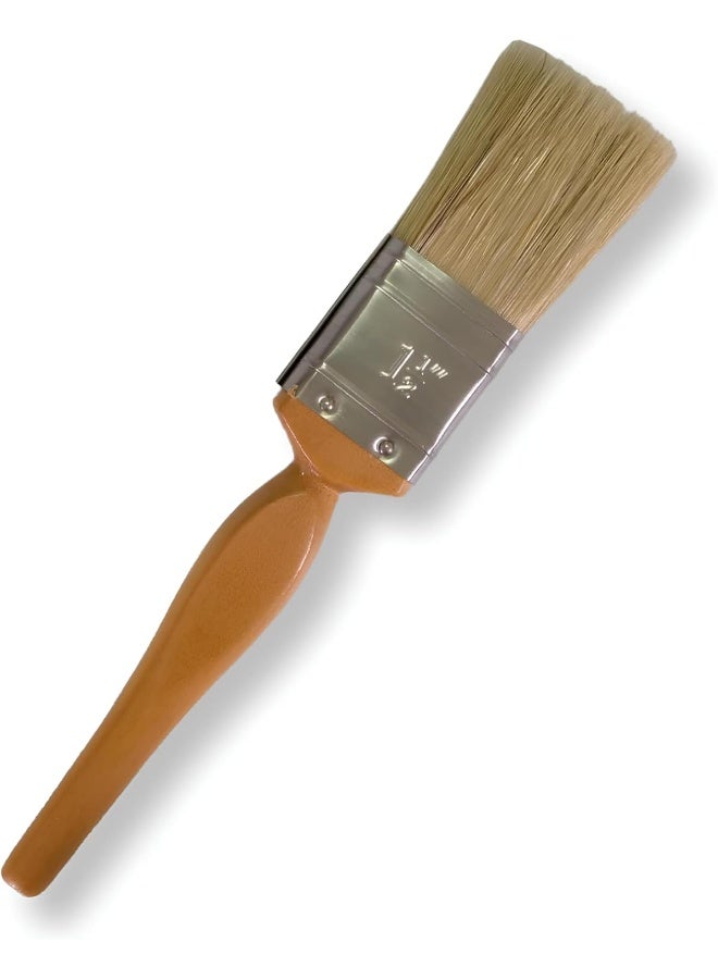 Royal Apex Paint Brushes - Long Quality Bristles/Comfortable Wooden Handle - For All Types Of Painting (1.5 Inch) - Image 1