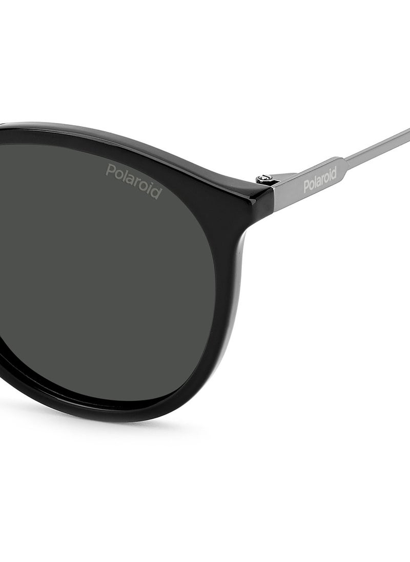 Polaroid - Men's UV Protection Round Sunglasses - Pld 4129/S/X Black 51 - Lens Size: 51 Mm - Image 1
