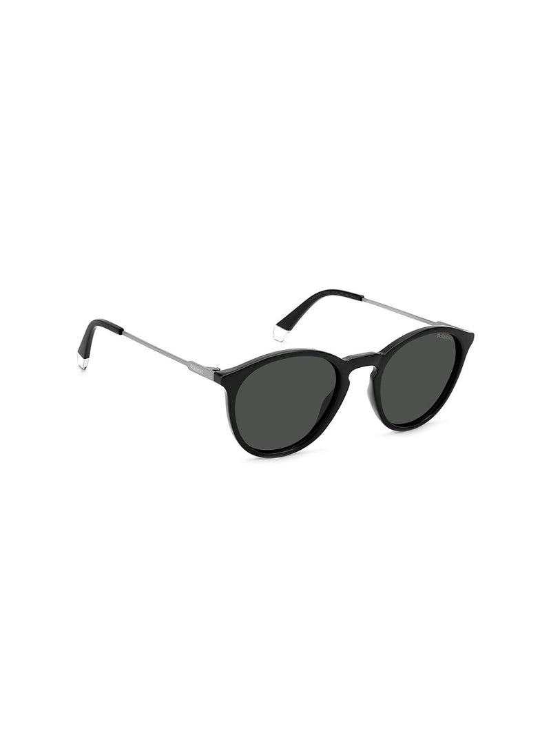 Polaroid - Men's UV Protection Round Sunglasses - Pld 4129/S/X Black 51 - Lens Size: 51 Mm - Image 1