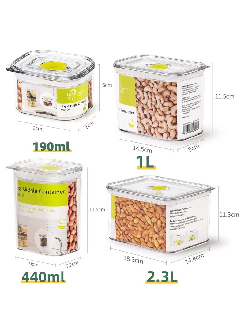 جيجيرو مجموعة حاويات تخزين الطعام محكمة الغلق - Image 2