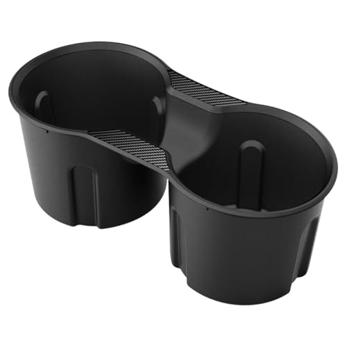 Spigen Cup Holder Insert Relaxed Grip for Tesla Model Y (2021-2024) & Model 3 (2021-2023) [Not Compatible with Model Y Juniper (2025/26) and Model 3 Highland (2024/25) - (Up to Trenta Cups) - Image 1