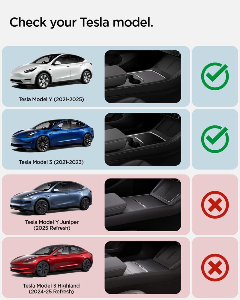 Spigen Cup Holder Insert Relaxed Grip for Tesla Model Y (2021-2024) & Model 3 (2021-2023) [Not Compatible with Model Y Juniper (2025/26) and Model 3 Highland (2024/25) - (Up to Trenta Cups) - Image 2