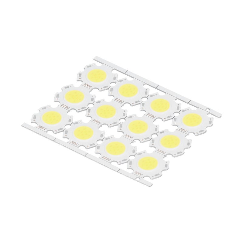 12 قطعة رقائق إصدارات ضوء LED COB 5 واط 15-17 فولت لتصاميم مصابيح البصيرة والمصابيح السقفية المخصصة - ضوء أبيض - Image 5
