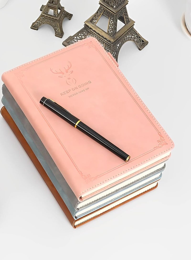 Generic A5 Ruled Notebook Journal 360 Page with Pen Loop, Hardcover Writing Notebooks, Perfect for Office Home School Business Writing and Composition, Pink  - Image 2