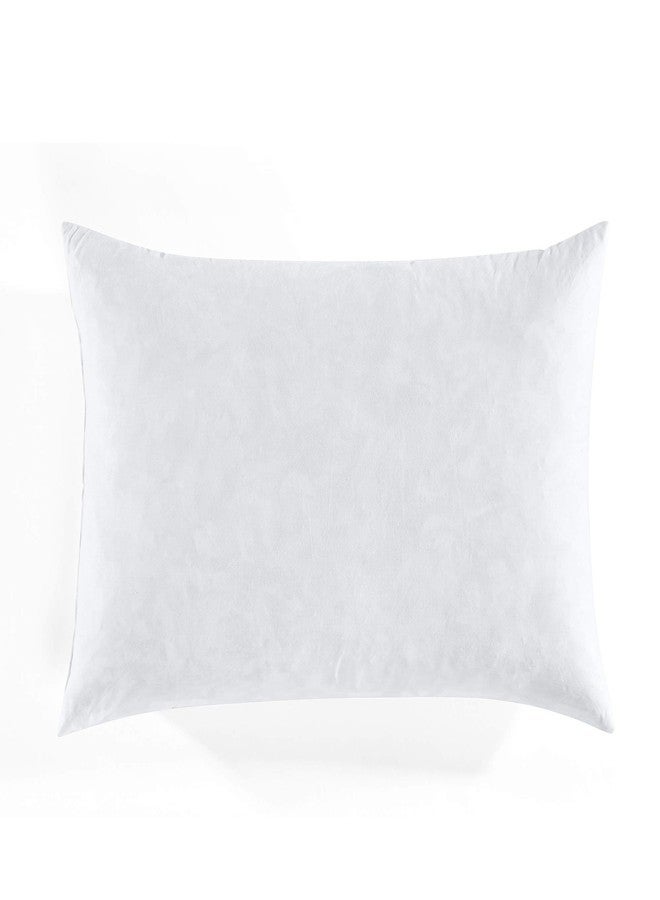 Lush Decor Feather Down in Cotton Cover Decor Pillow Insert, 14" x 21", White - Image 1