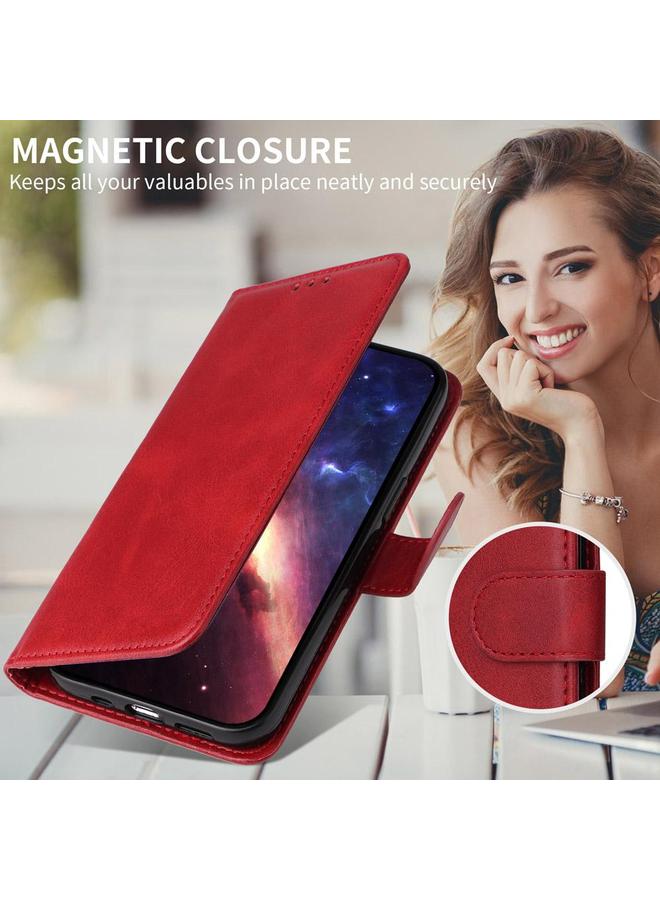 S-TOP Case For Realme 14 Pro Global Classic Calf Texture Flip Leather Phone Case - Image 5