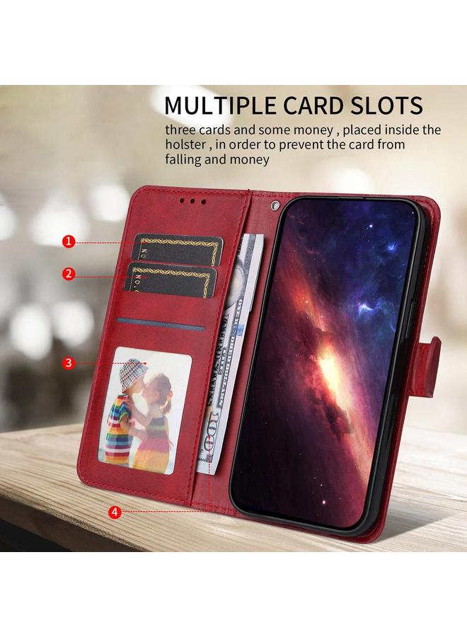 S-TOP Case For Realme 14 Pro Global Classic Calf Texture Flip Leather Phone Case - Image 3