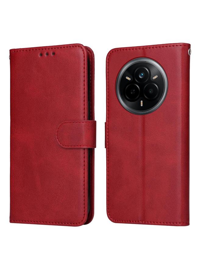 S-TOP Case For Realme 14 Pro Global Classic Calf Texture Flip Leather Phone Case - Image 1