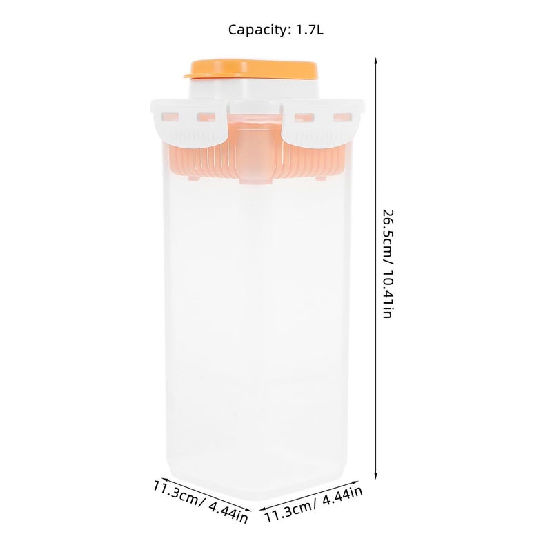 Airtight Pet Food Storage Container 1.7 Liter Dog Cat Treat Kitchen Organizer - Image 2
