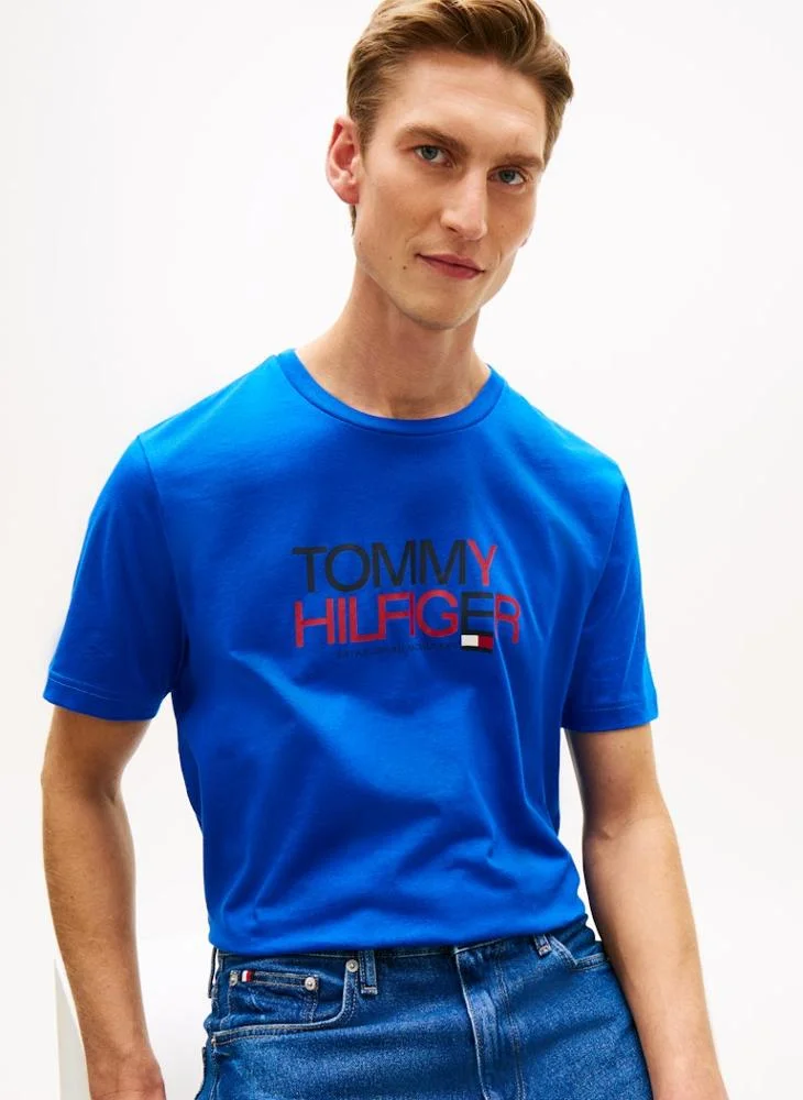 TOMMY HILFIGER  Logo Graphic Crew Neck T-Shirt for Men | Best Price UAE