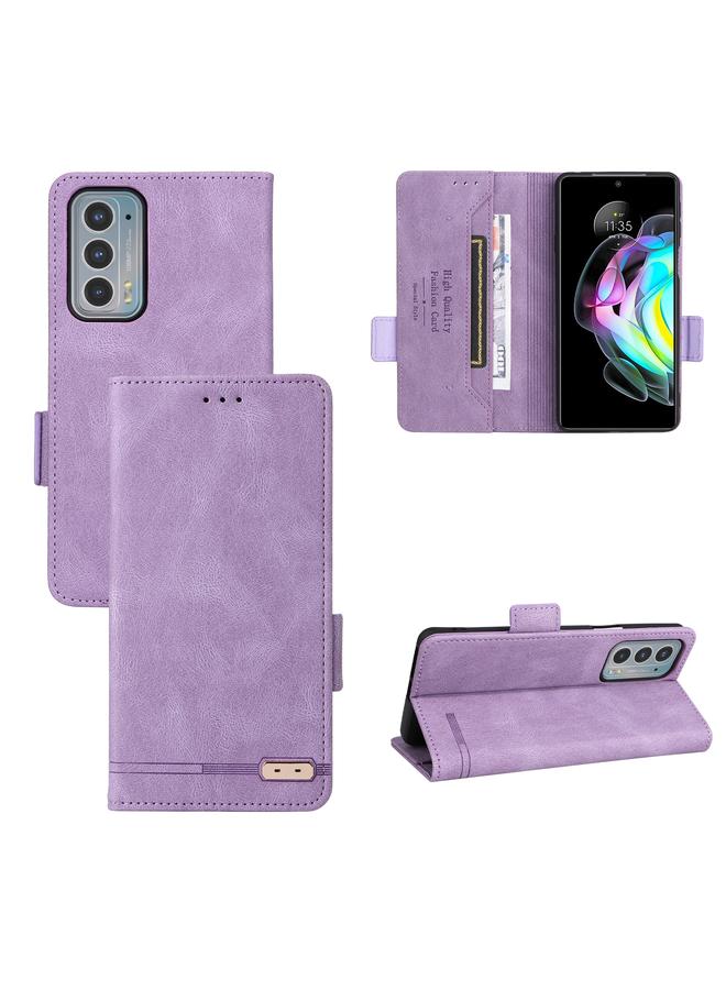 S-TOP Case For Motorola Edge 20 Magnetic Clasp Leather Phone Case - Image 1