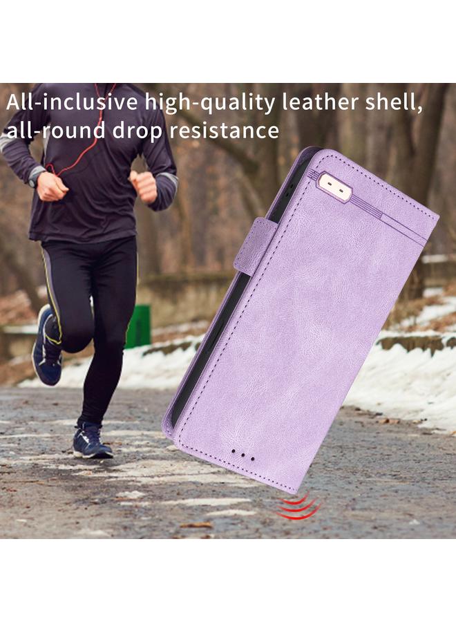 S-TOP Case For Motorola Edge 20 Magnetic Clasp Leather Phone Case - Image 4