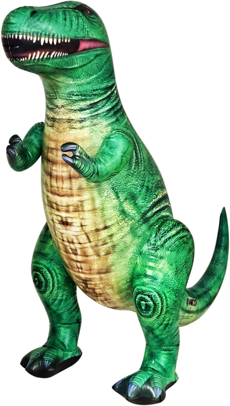 Jet Creations Inflatable T-Rex Dinosaur Toy - 37 Inch Tall Tyrannosaurus for Parties and Decorations - Image 1
