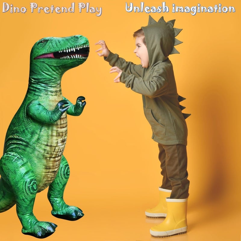 Jet Creations Inflatable T-Rex Dinosaur Toy - 37 Inch Tall Tyrannosaurus for Parties and Decorations - Image 5