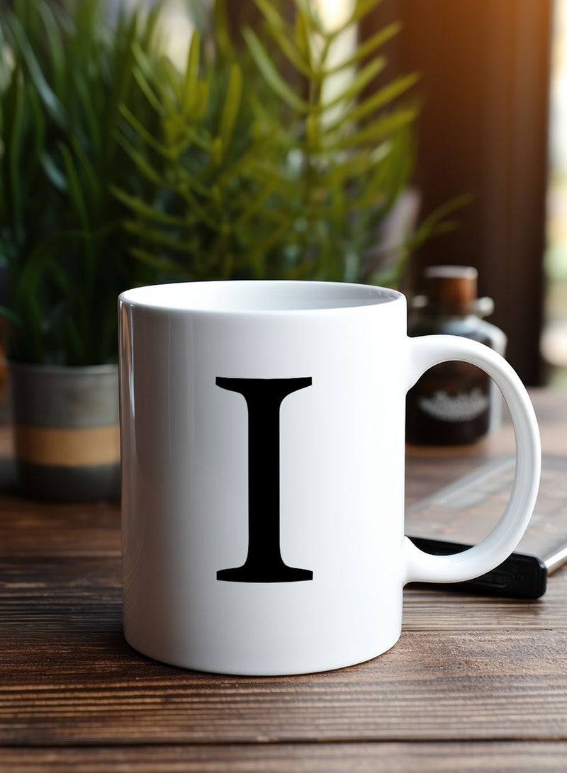 لوحة كوب سيراميك  أونصة بتصميم حرف  على الجانبين - Image 2