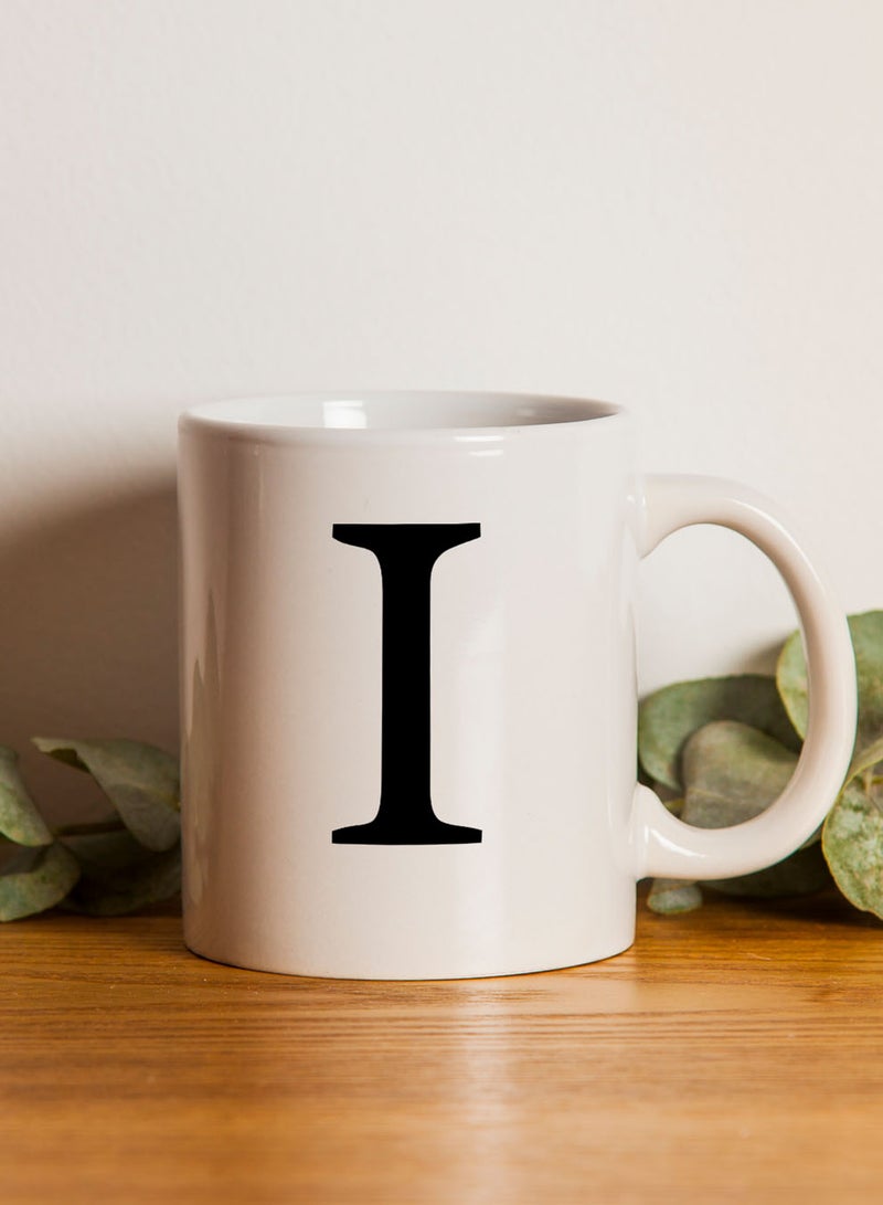 لوحة كوب سيراميك  أونصة بتصميم حرف  على الجانبين - Image 3