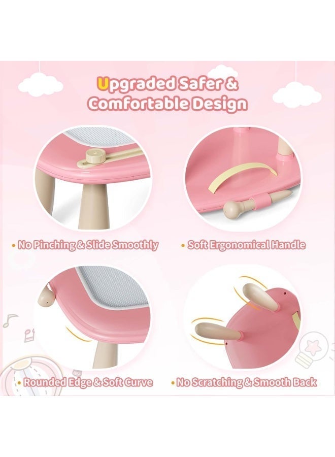 Mumfactory Toddler Toys Magnetic Drawing Board Tablet for kids Age 1 2 3 Years Old - pink - Image 4