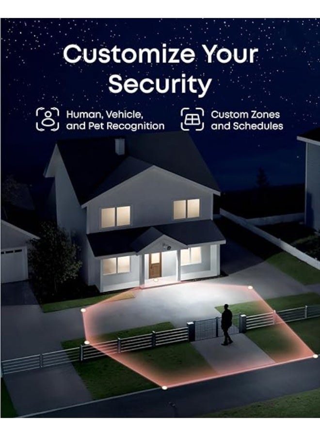 إيوفي مراقبة خارجية سلكية، رؤية ليلية ملونة - Image 4