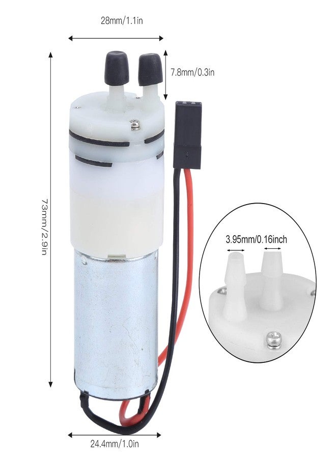 POCREATION LZKW 3-6V Water Pump, Plug and Play Metal Material Stable Low Noise Mini Pump, 370 Water Cooling Pump, for RC Warships RC Aircraft Carriers RC Boat Lovers RC Boat - Image 3