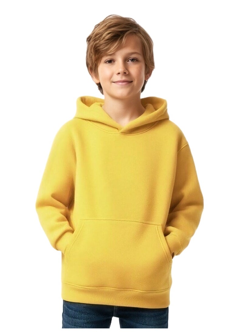 ويني بي هودي قطن للأطفال صبيان وبنات | سترة شتوية للشباب مع جيب، سترة ربيعية دافئة | مقاسات من الرضع إلى المراهقين من 2-16 سنة - Image 1