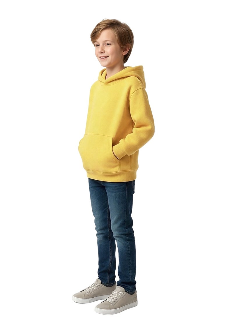 ويني بي هودي قطن للأطفال صبيان وبنات | سترة شتوية للشباب مع جيب، سترة ربيعية دافئة | مقاسات من الرضع إلى المراهقين من 2-16 سنة - Image 3