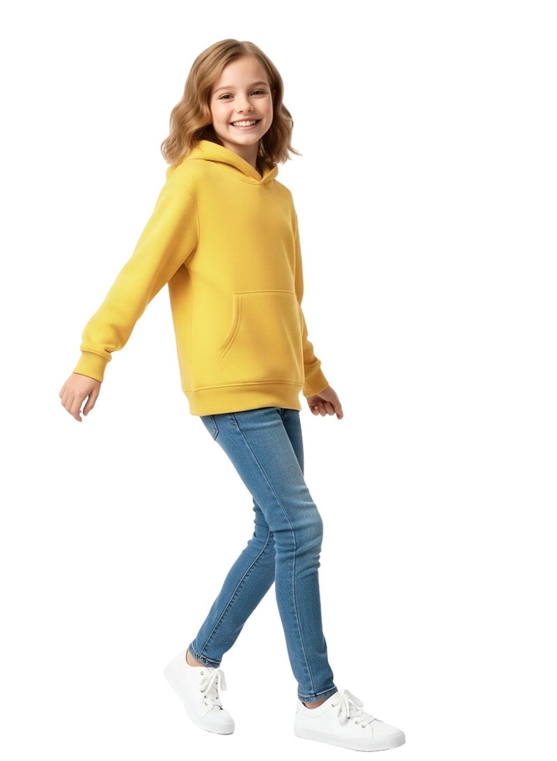 ويني بي هودي قطن للأطفال صبيان وبنات | سترة شتوية للشباب مع جيب، سترة ربيعية دافئة | مقاسات من الرضع إلى المراهقين من 2-16 سنة - Image 4