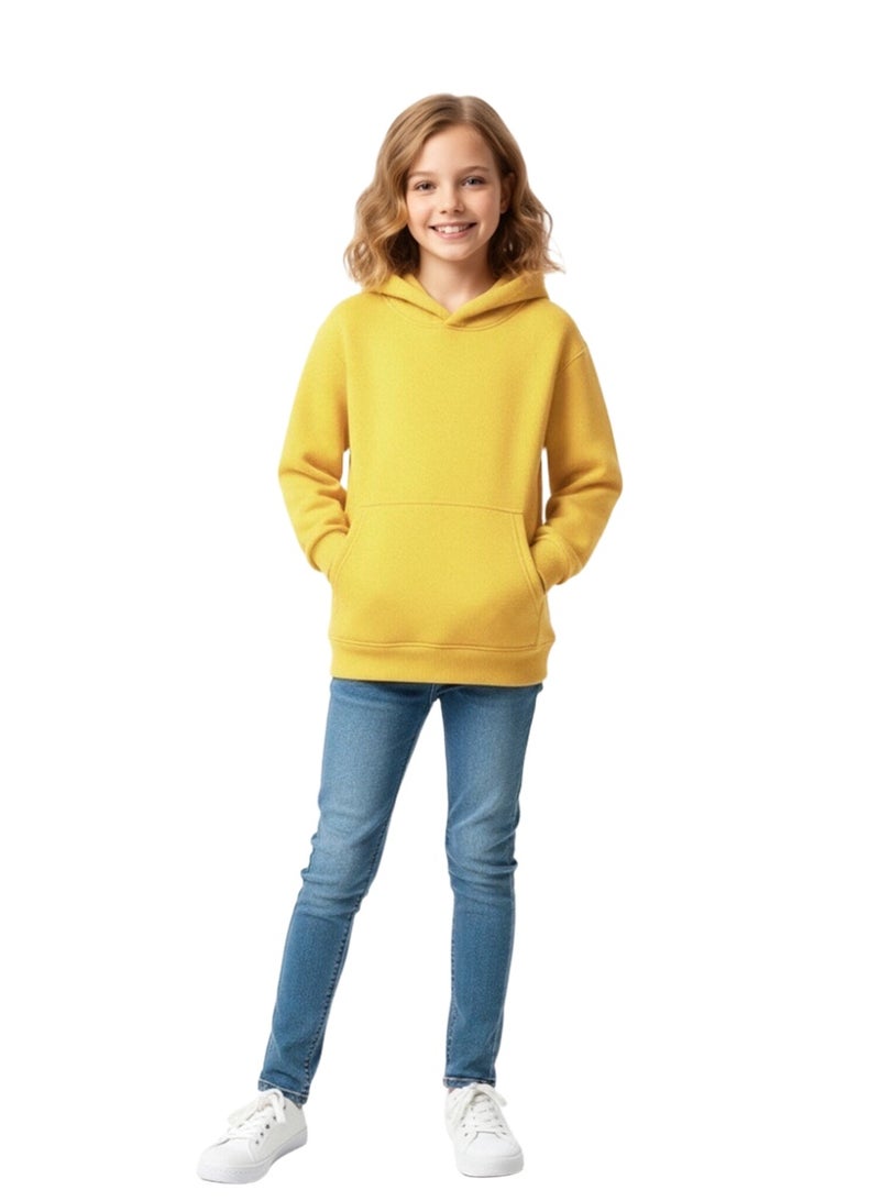 ويني بي هودي قطن للأطفال صبيان وبنات | سترة شتوية للشباب مع جيب، سترة ربيعية دافئة | مقاسات من الرضع إلى المراهقين من 2-16 سنة - Image 5