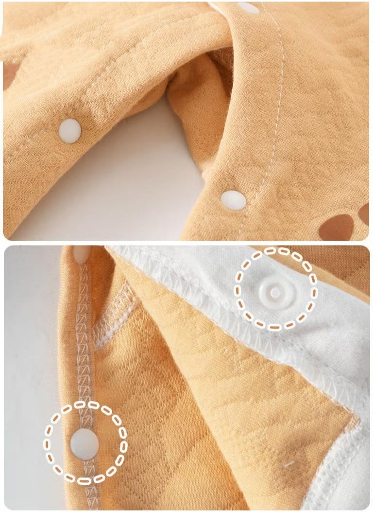 XiuWoo - 28 Piece Newborn Baby Gifts Set Newborn Baby Girl Boys Gifts Premium Cotton Baby Clothes Accessories Set 0-3 Months, 59cm, Brown White - Image 1