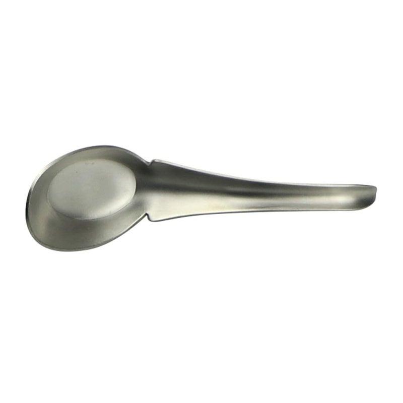 Stainless Steel Flat Bottom Soup Spoon Thickened Polished Kitchen Utensil With Sturdy Hanging Handle - Image 2