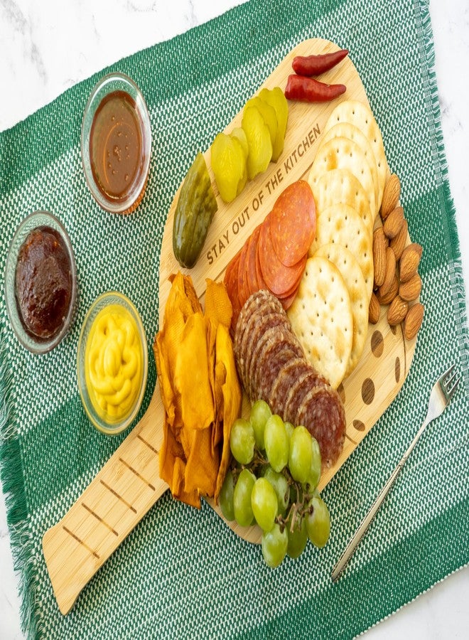 فور رن ألواح تقديم الجبن من الخيزران من فوكس رن، طقم من لوحين، مقاس 14.5 بوصة × 7.5 بوصة - Image 4