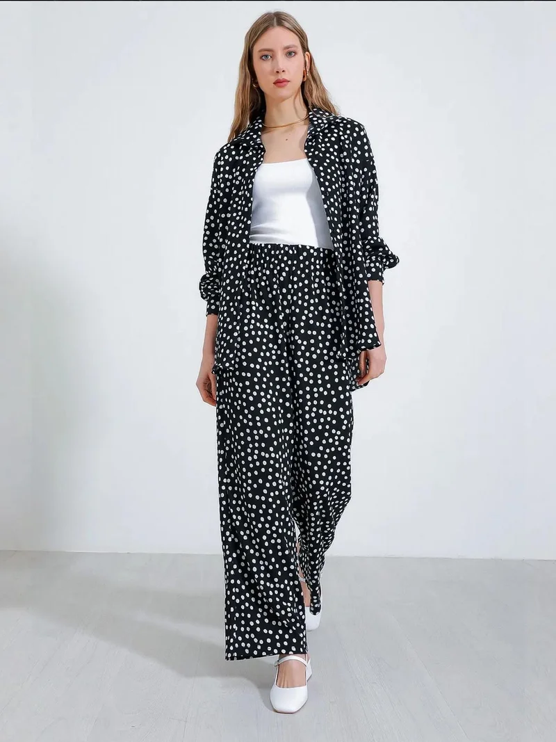 بيغ دارت طقم بيجامة رجالي منسوج بأكمام طويلة من