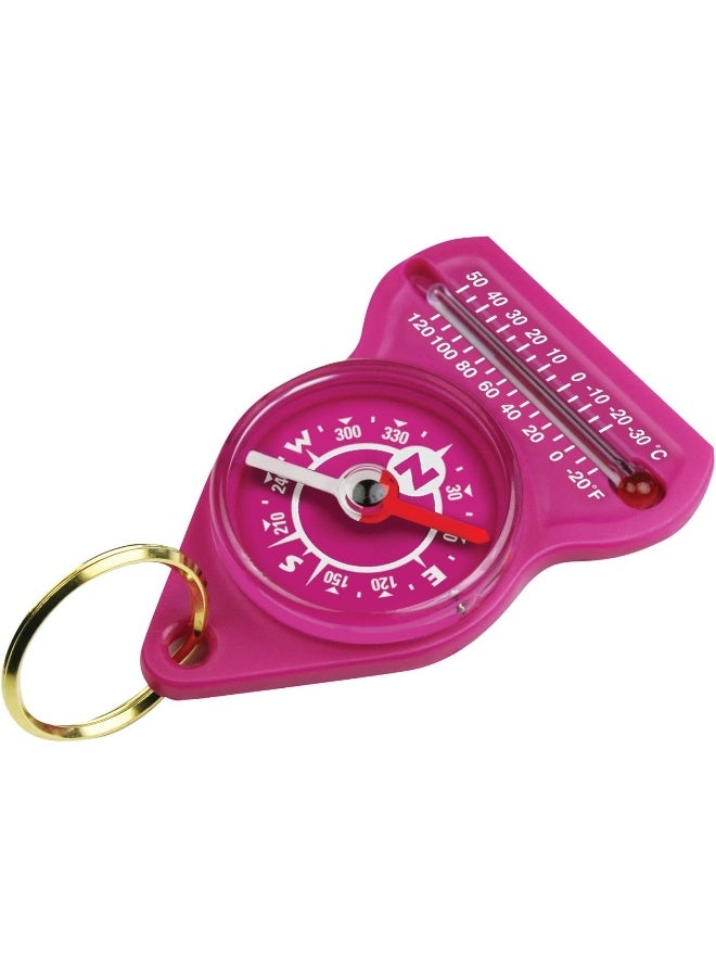 Silva Forecaster 610 Compass and Thermometer - Fuchsia - Image 1
