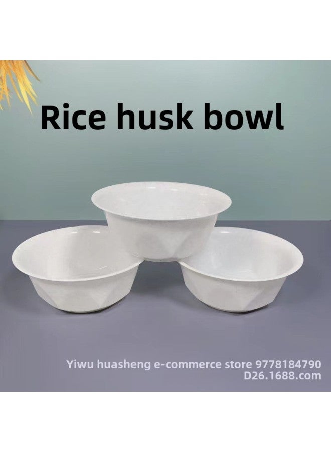 Rice Husk Disposable Tableware Four-piece Set Of Bowl And Chopsticks Suit Hotel Dining And Camping Environmentally Friendly Degradable Thickened Food Grade-Color:500 Sets Of Rice Husk Tableware Four-piece Set, Free Chopsticks, Individually Packaged, Special For Catering Photography - Image 4
