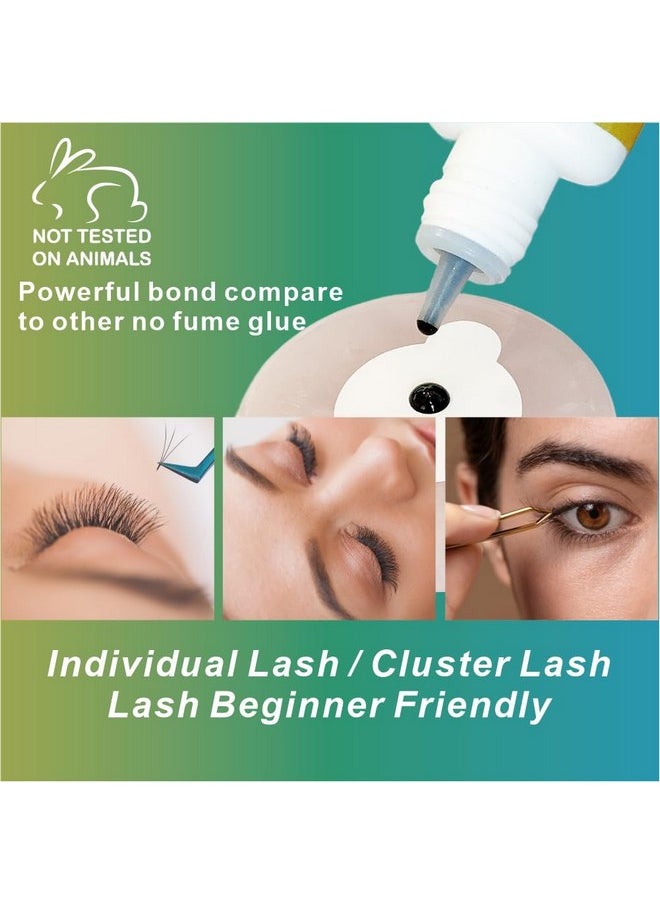 MILKLEAR - Lash Cluster Glue Waterproof, Diy Lash Extension Glue Sensitive Eyes, Cluster Lash Glue, Diy At Home, No Fumes, Long Lasting 2-3 Weeks, For Self Application Or Salon Professionals 5Ml - Image 1