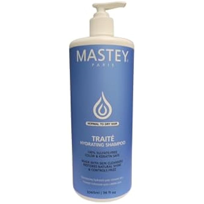 PARIS - TRAITE HYDRATING SHAMPOO-100% SULFATE FREE, COLOR AND KERATIN SAFE. RESTORES NATURAL SHINE, CONTROLS FRIZZ, HYDRATES NORMAL TO DRY HAIR - 33 FL OZ (2 PACK)