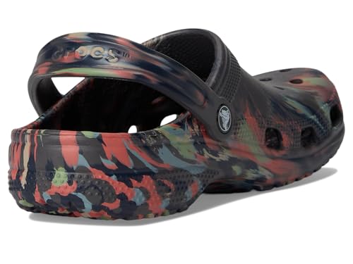 Crocs Unisex-Adult Classic Marbled Tie-Dye Clog Black Sand/Multi Men's 2 Women's 4 Medium - Image 5