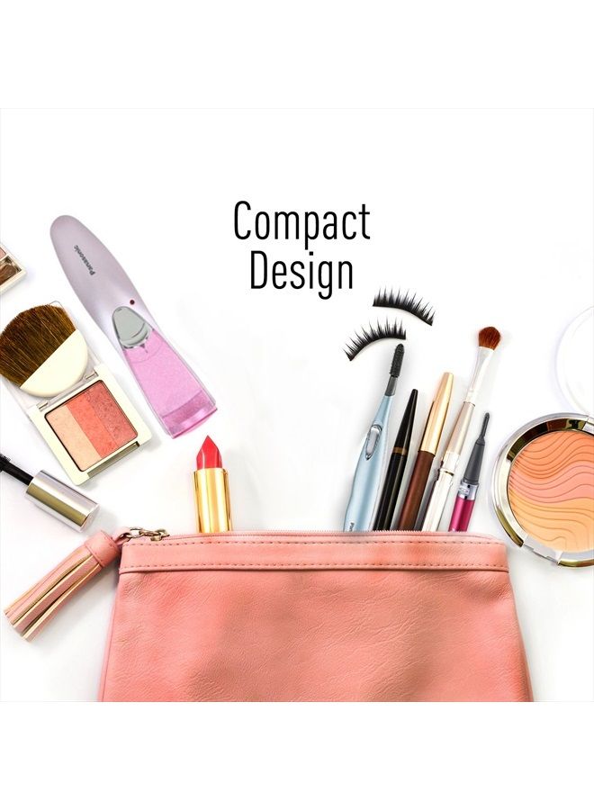 Panasonic Heated Curved Eyelash Curler With Double Action Non-Stick Silicone Pads - EH2331P, Pink - Image 3