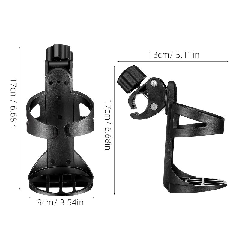 Cup Holder Cup Holder Handlebar Cup Holder for Bike Handlebars Stroller Walker - Image 2