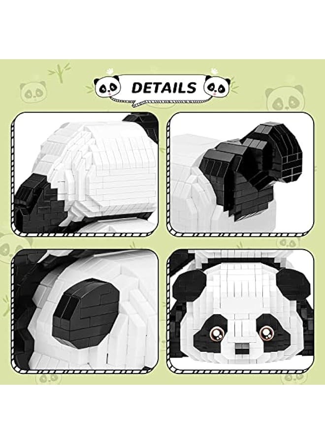 Mini Building Blocks Animals Sets for Goodie Bags, 1325 PCS Micro Mini Panda Building Toy Bricks for Adults, Party Favors for Kids 12+ 14+, Birthday Gift, Carnival Prizes  - Image 4