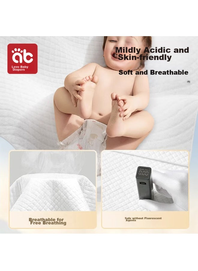 AIBEDILA Aibeidila Disposable Baby Changing Pad, 20 Pieces, 33*45cm, Breathable, Waterproof, Nursing Pad, Diaper Pad, For Newborns, Non-washable - Image 1