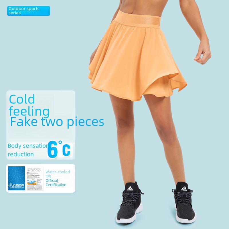 Generic Luxtre Quick-Dry Cooler Skorts with Lining Tennis Apparel Women DK330 White - Image 2